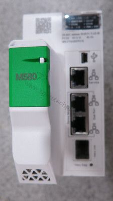 Figure 1: Front view of the Schneider Electric BMEH586040C Redundant processor module showing its physical design and enclosure.