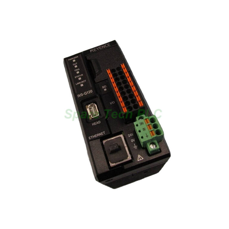 Keyence IV3-G120 Compact Sensor Amplifier DIN Rail - Industrial Product Image